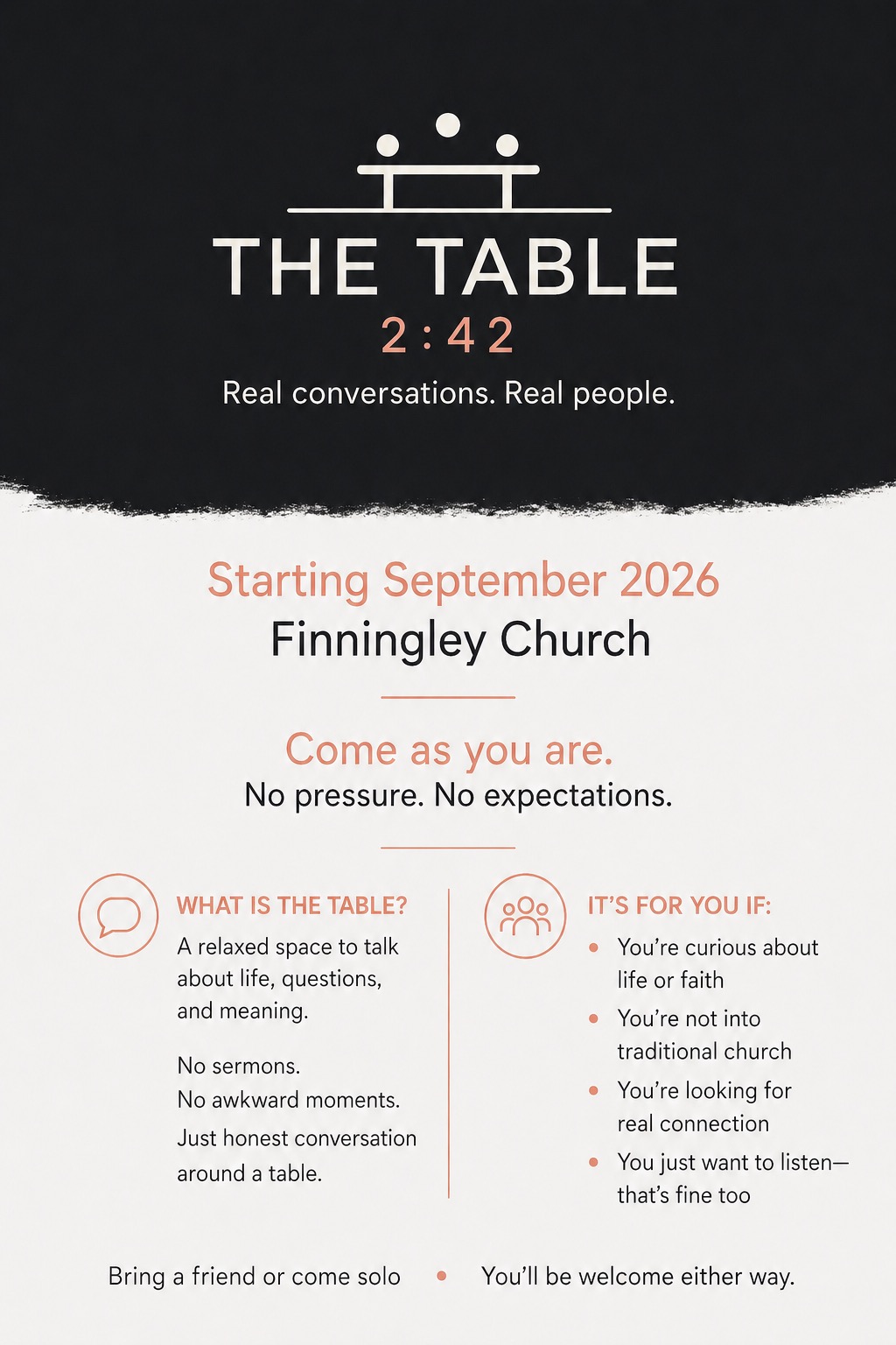 The Table 2:42 — Starting September 2026, Finningley Church